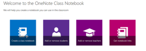 Onenote classnotebook